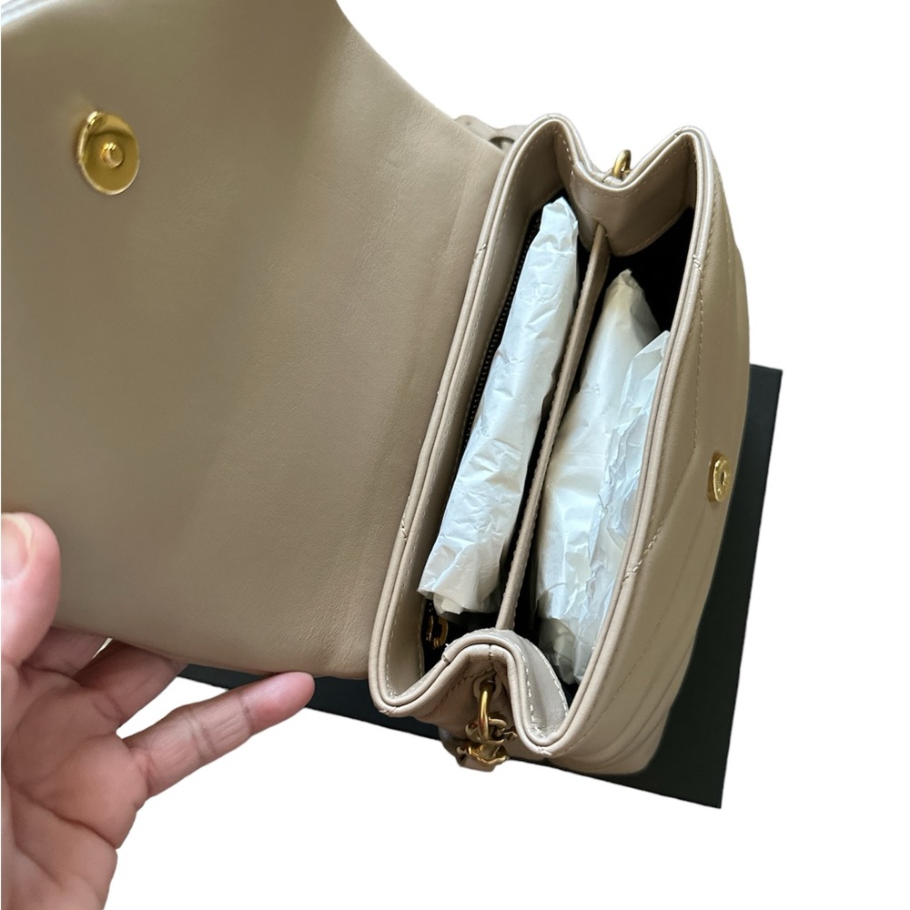 YSL Saint Laurent Toy Loulou Quilted Leather Bag - Picture 7 of 8